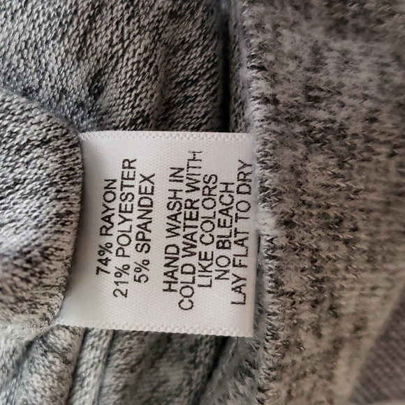 Gibson boatneck top, Color gray, Size M - Picture 8 of 10